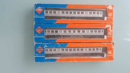 Roco silberling coaches - 3x,