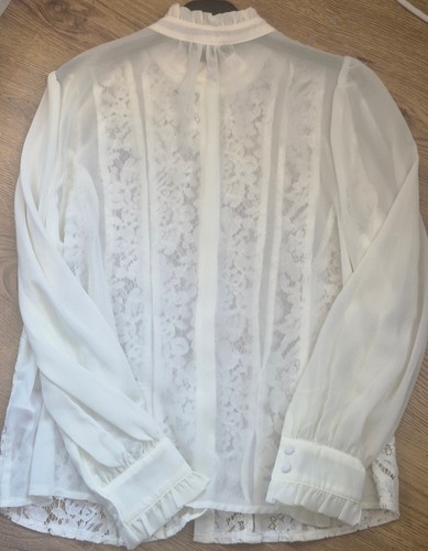 Beautiful white chiffon blouse