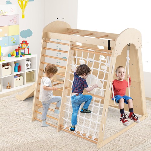 Wooden indoor jungle gym - wooden,