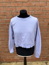 Zara Lilac Cropped Sweater - Size L (approx 16)