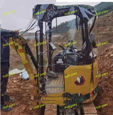 Mini Excavator Car Cover Warm Awning Thickened Pvc Windproof FitFor CAT 301.7