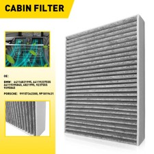 Carbon Pollen Cabin Filter Fits For BMW 1 2 3 4 Series F30 F31 F34 64119237555