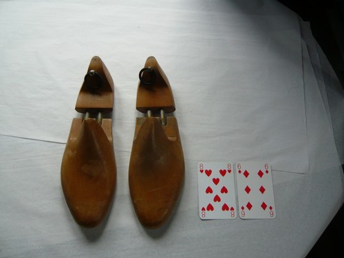 Wooden shoe trees vintage - shoe,