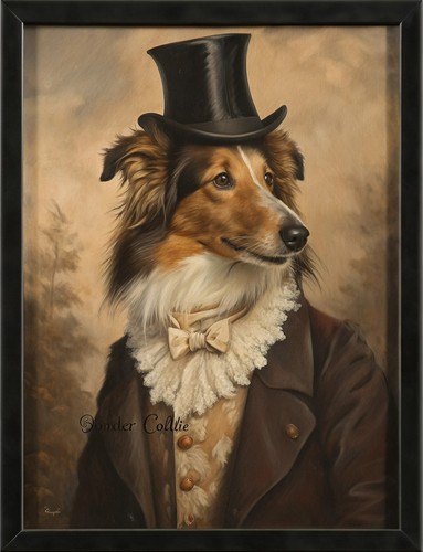 Distinguished gentleman dog - distinguished,