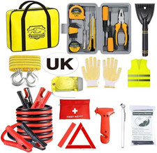 Car Emergency Kit, Roadside Assistance Emergency Kit, Car Breakdown Tool Set wit