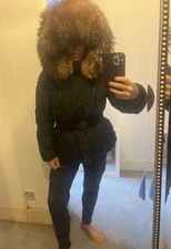 Beautiful Essex couture Laura Jane Les Arc coat Size XL