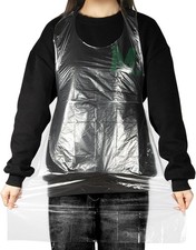 Disposable Aprons (50 Count) Plastic apron for Painting Party Cooking Housewear