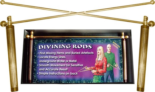 Brass divining rods - divining, with
