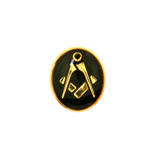 Oval black masonic - masonic, tac