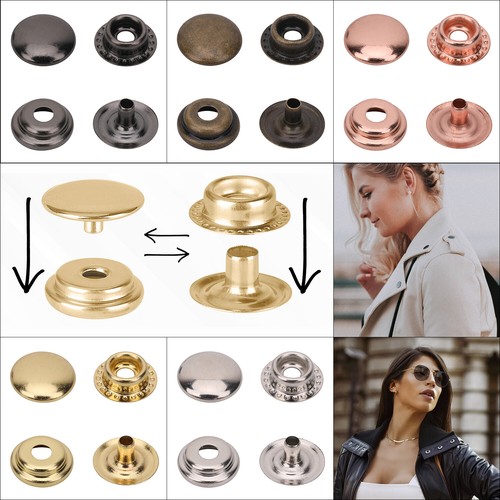 10mm snap fasteners - 10mm, press