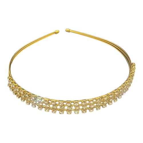 Gold crystal diamante - gold,
