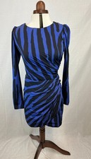 Reiss 1971 Blue & Black Dress