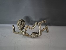 Vintage Pewter Figurine Of A Swimmer Made In England