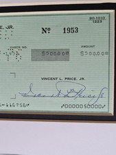 Vincent price 1976 genuine - vincent,