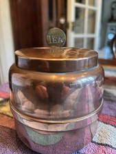 Antique Copper Plate Tea Caddy