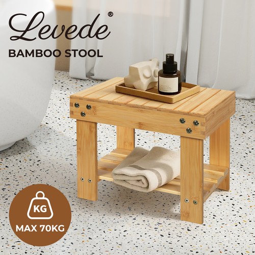 Levede step stool - levede, seat