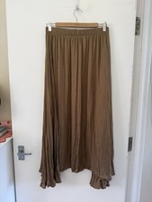 Zara pleated midi skirt with - zara,