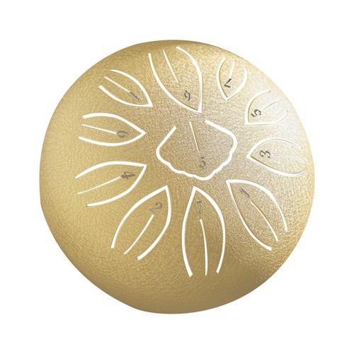Steel tongue drum notes - 6,