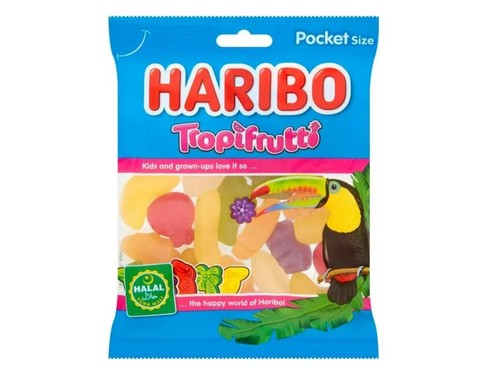 Haribo halal tropifrutti - tropifrutti, bag