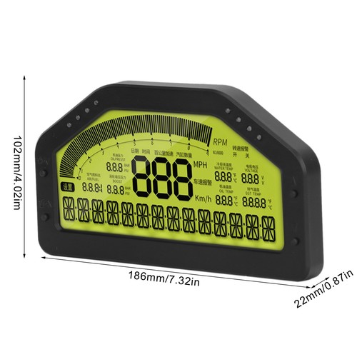 12v multifunction racing dash - 12v,
