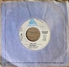 MANDRILL Too Late ARISTA promo