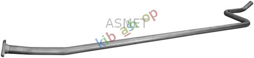 Centre exhaust pipe middle - centre,
