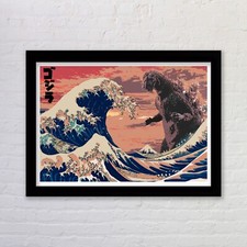 Framed Godzilla and the Great