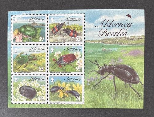 Alderney 2013 mnh - mnh, beetles
