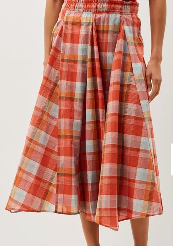 Monsoon cecily check midi - monsoon,