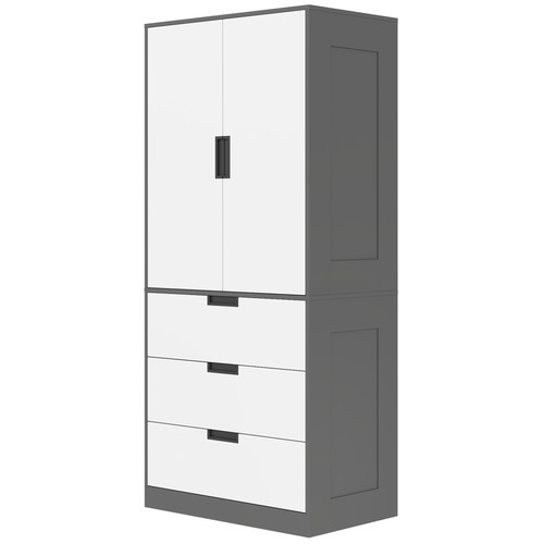 Homcom door wardrobe modern - 2,
