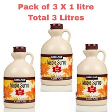 3 x 100% Pure Canadian Maple