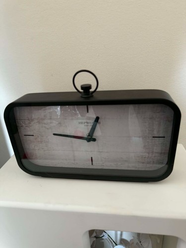 Mantel clock next - mantel, black
