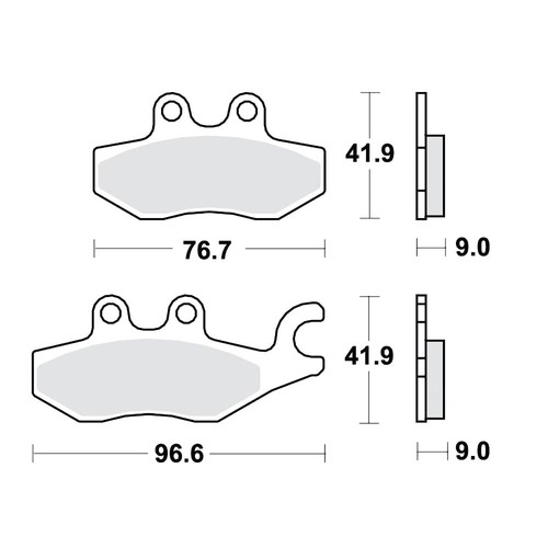 Trw sinter brake pads - sinter,