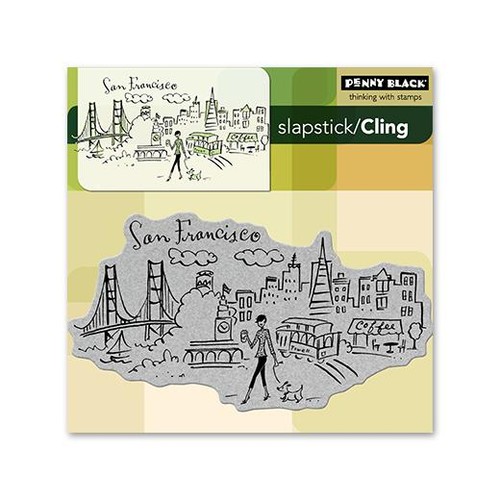 Penny black cling rubber - black,