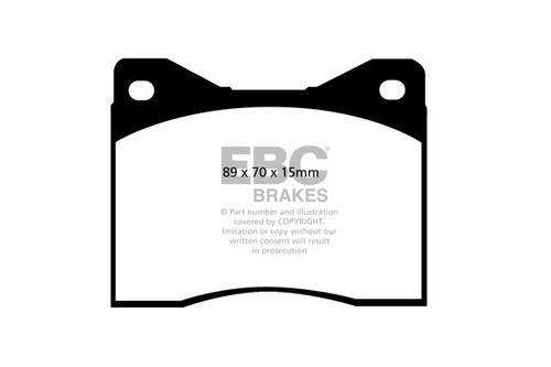 Ebc yellowstuff front brake - yellowstuff,