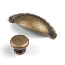 Antique Brass Cupboard Handle