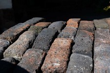 1200 Very old naturally worn & characterful paving bricks / cobbles