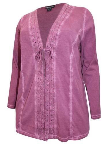 Mia moda cardigan jacket plus - mia,
