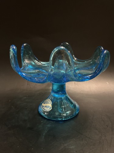 Vintage mcm vase vimax blue - vintage,