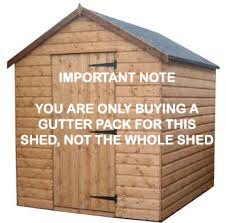 Floplast mini gutter shed pack - floplast,