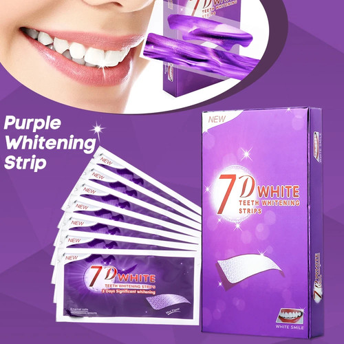 New teeth whitening strips - 7d,