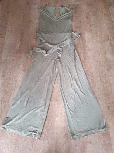 Mango jumpsuit khaki - mango,