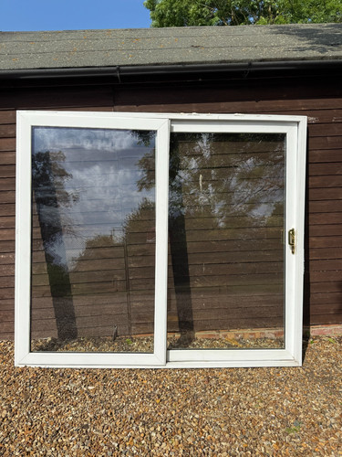 Upvc patio sliding doors - doors, white
