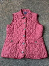 Musto Red Quilted Padded Gilet