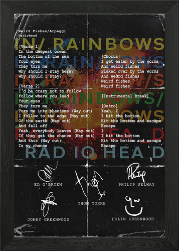 Radiohead framed wall art - radiohead, #2