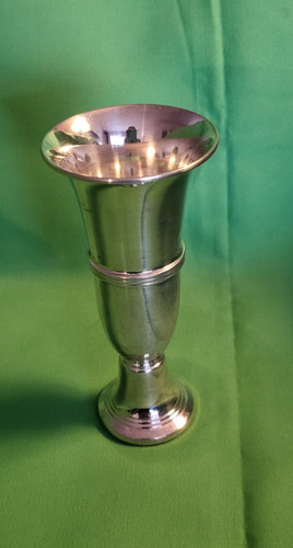 Sterling silver small vase