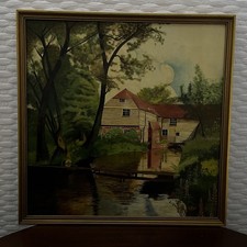 Oil Painting On Canvas House