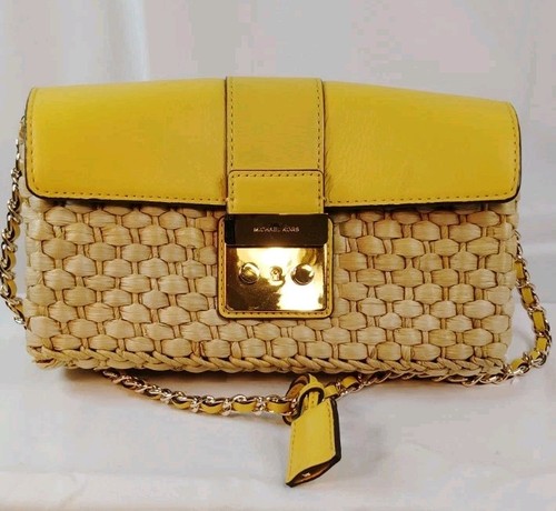 Michael kors mustard woven - kors,
