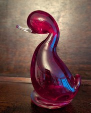 Vintage Whitefriars Glass Ruby