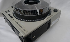 Elmo Omnigraphic 253E Slide Projector w/ Case Slide Carousel Remote Instructions